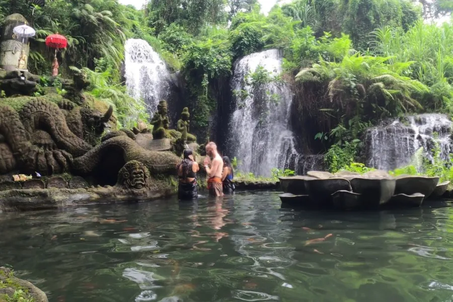 Healing and Melukat: Griya Beji Waterfall